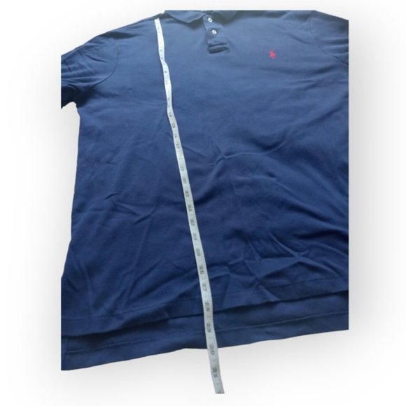 Ralph Lauren Polo Navy men 100% cotton collared short sleeve shirt - Picture 2 of 8
